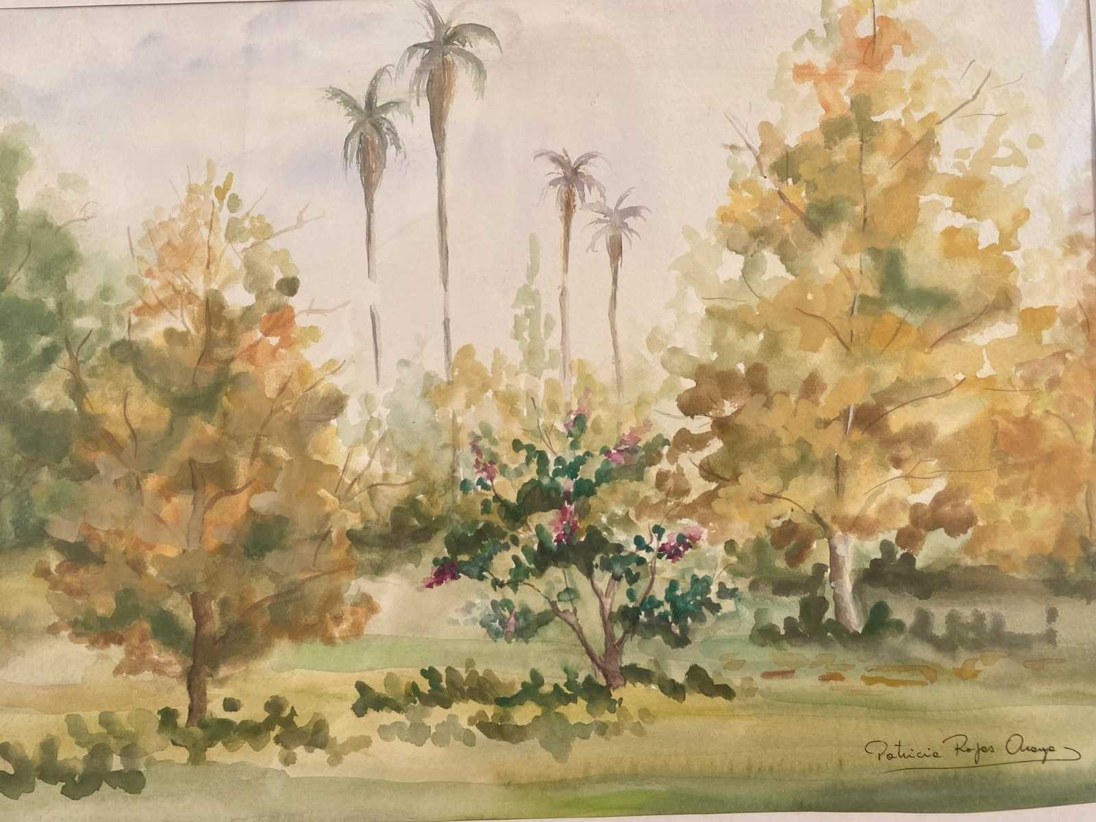 Palmeras de otoño